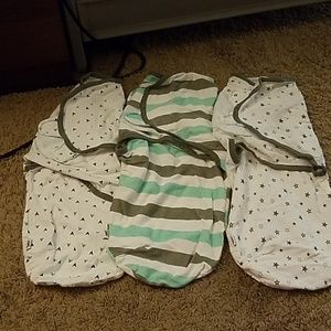 3 Piece Gender Nuetral Swaddle Set